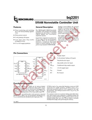 BQ2201SNTR datasheet  